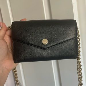 Michael Kors crossbody bag with gold/leather strap